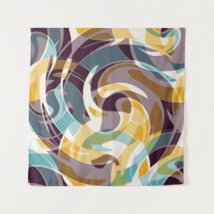 Tapiz Resumen de objetos geométricos efecto grunge de gr