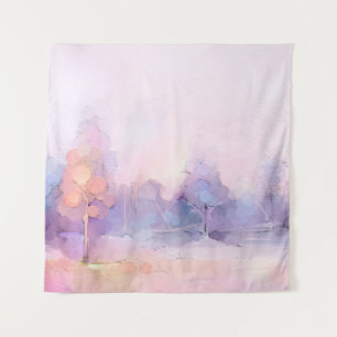 Tapiz Resumen de pintura al óleo sobre el paisaje de los