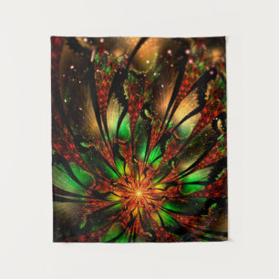 Tapiz Resumen del diseño de flor fractal.