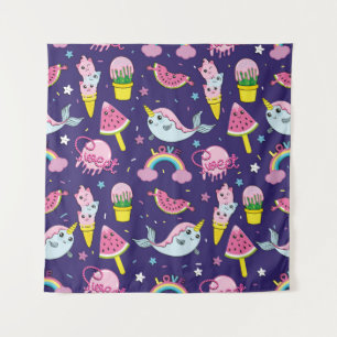 Tapiz Resumen del patrón de helados sin soldadura. Venti