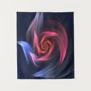 Tapiz Resumen Forma De Vortex Rojo Y Azul