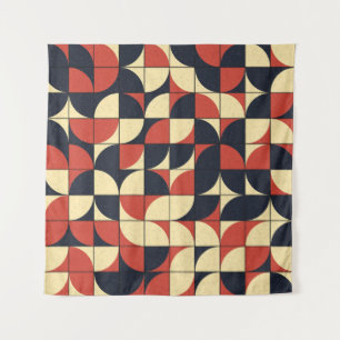 Tapiz Resumen geométrico: arte computacional.