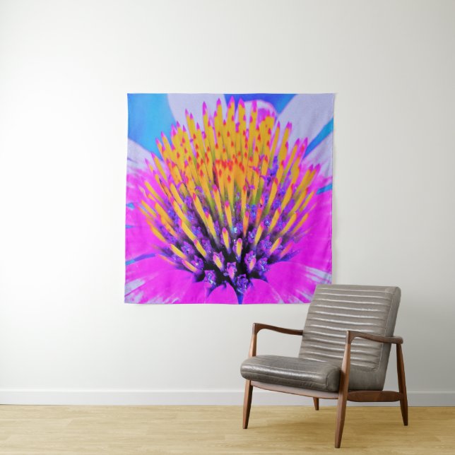 Tapiz Resumen macroeconómico Conefluente rosa caliente y (In situ)