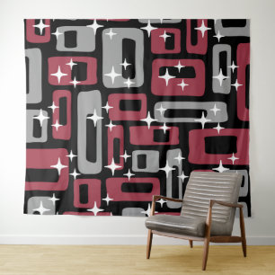 Tapiz Resumen moderno Retro Mid Century