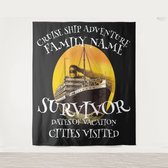 Tapiz Retirada de la Reunión de Camisas Fiestas de Cumpl (Anverso)