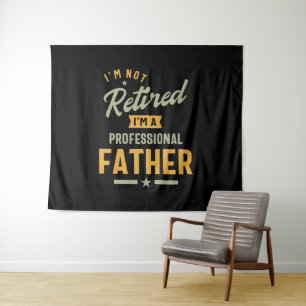 Tapiz Retirada de padre profesional masculino