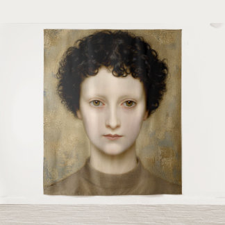 Tapiz Retrato de arte fino - Inteligencia delicada
