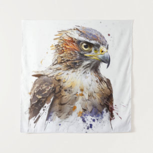 Tapiz Retrato de aves en el Halcón Pintura de animales s