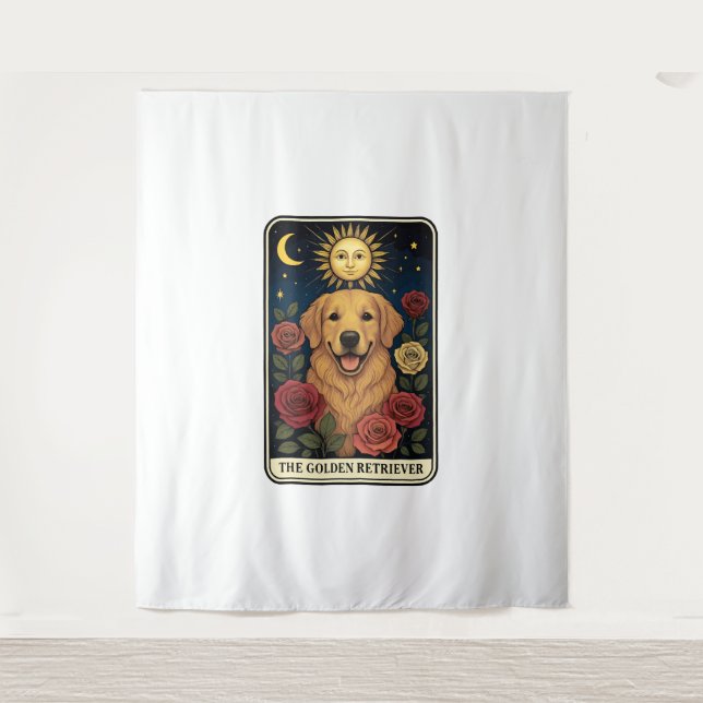 Tapiz Retriever Dorado (Anverso)