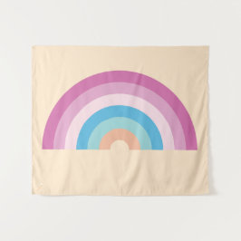 Tapiz Retro Arcoíris Rosa, Azul y Naranja