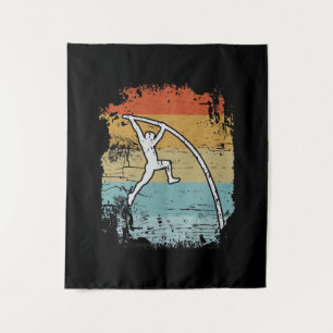 Tapiz Retro de bóveda de polo Pole Vault