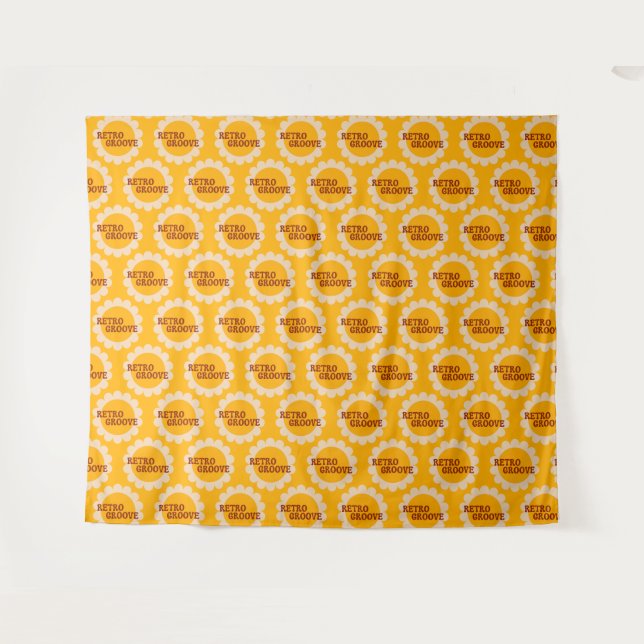 Tapiz Retro Groove (Anverso (horizontal))