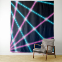 Retro Laser Photo School Portrait Backdrop 80s 90s
