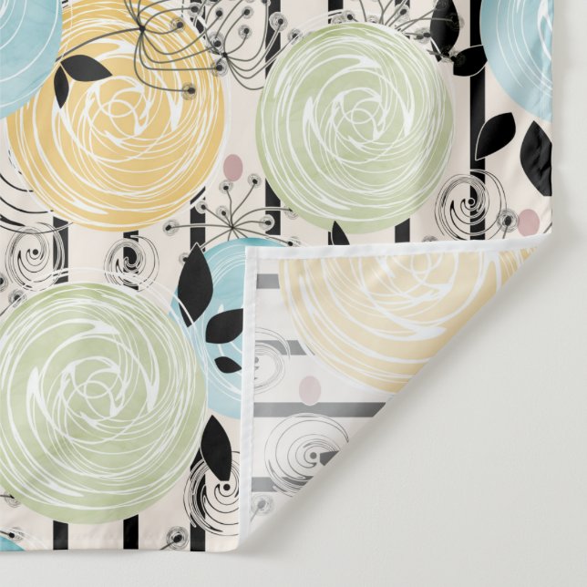 Tapiz Retro, patrón de flor (Detalle)