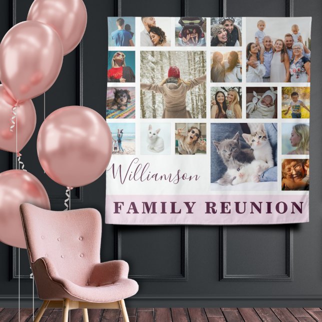 Tapiz Reunión familiar 18 Collage de fotos (Subido por el creador)