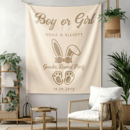 Tapiz Revelación moderna de género beige claro para cone