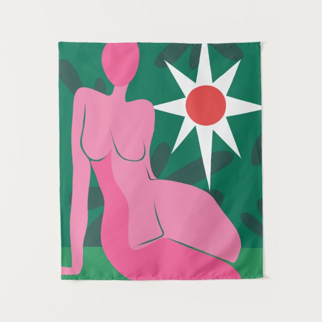 Tapiz Reveridad rosa (Anverso)