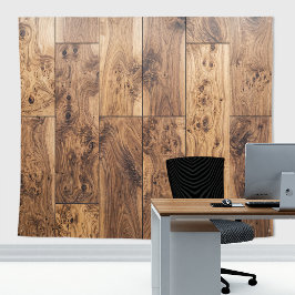 Tapiz Revestimiento de pared de madera de nogal rústico