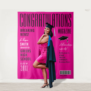 Tapiz Revista de Noticias de Graduación Rosa Caliente de