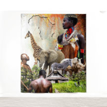 Reyna Mujer • Pared Afrocentrica