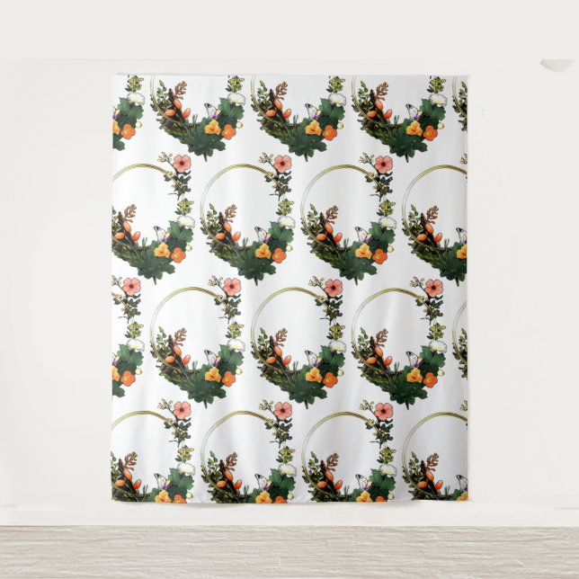 Tapiz Ribavirina de flores g (Anverso)