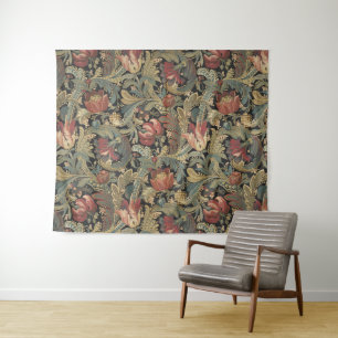 Tapiz Rich Floral Tapestry Brocade Antiguo Clásico