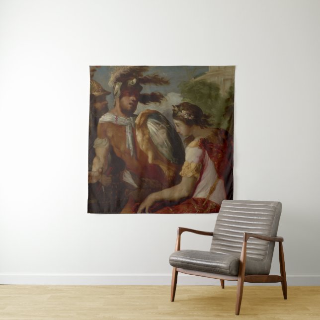 Tapiz Rinaldo y el Espejo-Escudo, c.1650-55 (In situ)