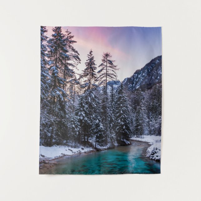 Tapiz Río Mojstrana, Eslovenia (Anverso)