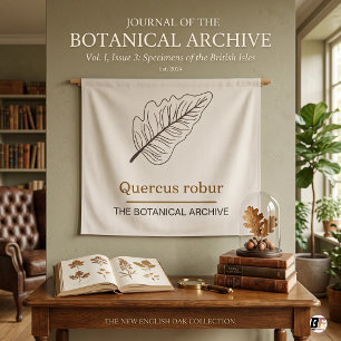 Tapiz Roble Quercus Robur Hoja Mínima Beige