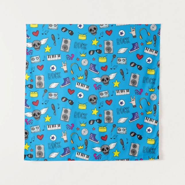 Tapiz Rock Emo Music Teatro (Anverso)