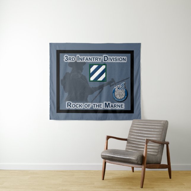 Tapiz "Rock of the Marne" 3ª División de Infantería (In situ (horizontal))