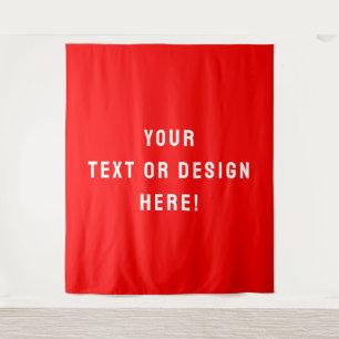Tapiz Rojo XL personalizado - Hazlo tuyo hoy