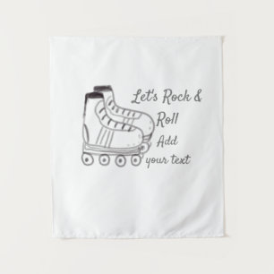 Tapiz roller skater agregar texto permite rodar niños ne