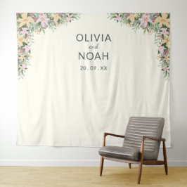 Tapiz Romantic floral wedding