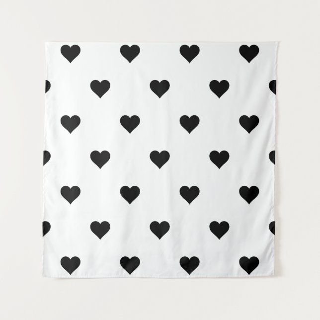 Tapiz Romántica decoración de pared de Moda de corazón b (Anverso)