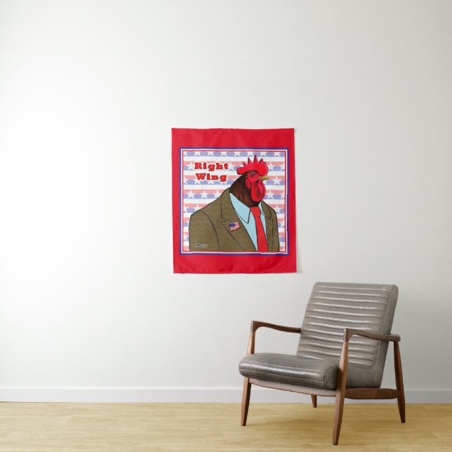 Tapiz Rooster de ala derecha (In situ)