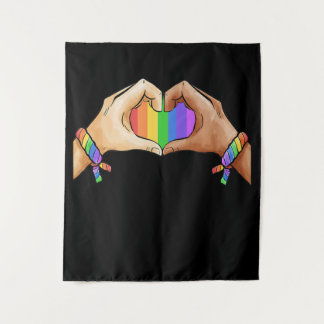 Tapiz Ropa Del Orgullo Gay Lgbt Bandera Arcoiris Con Cor