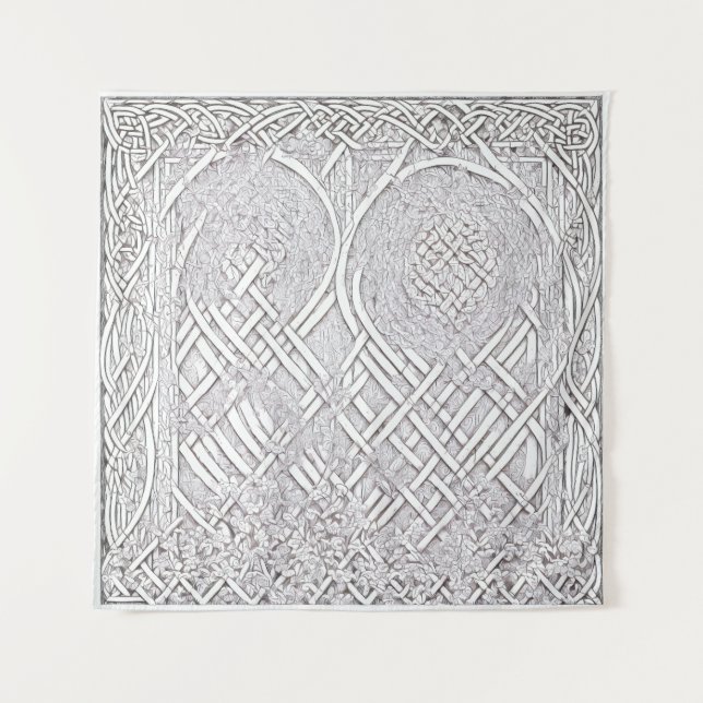 Tapiz Rosa celta A (Anverso)