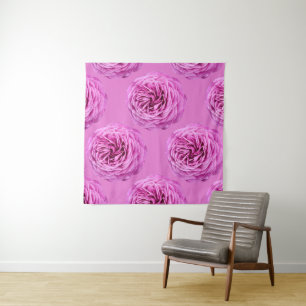 Tapiz Rosa Cortada Rosa Vívida