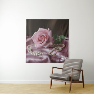 Tapiz Rosa de Seda