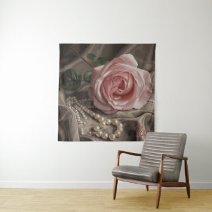 Tapiz Rosa de Seda