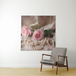 Tapiz Rosa de Seda