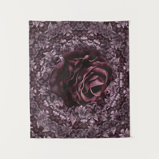 Tapiz Rosa Mandala (Anverso)