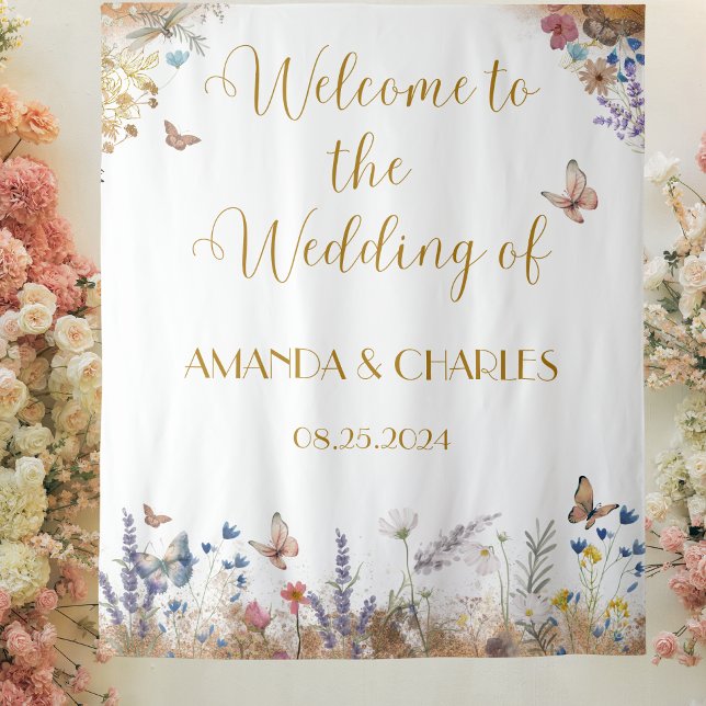 Tapiz Rosa Moda Mariposa de Oro Jardín fondo (Subido por el creador)