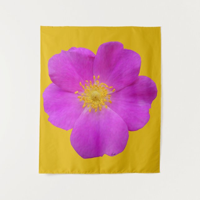Tapiz Rosa salvaje 2 (Anverso)