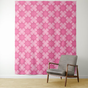 Tapiz Rosa Y Blanco