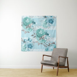 Tapiz Rosas azules encajan elegante