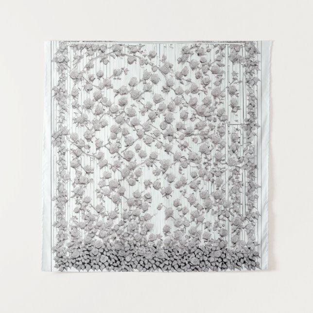 Tapiz Rosas blancas B (Anverso)