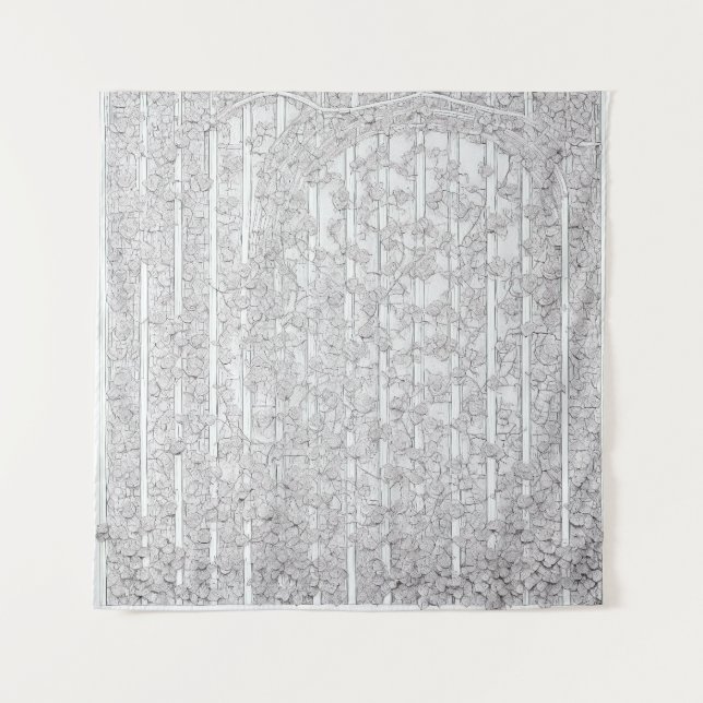 Tapiz Rosas blancas E (Anverso)