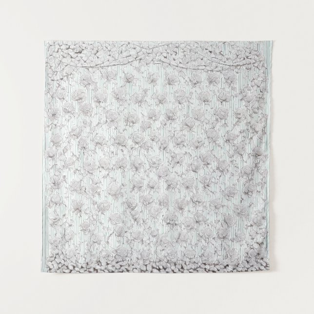 Tapiz Rosas blancas F (Anverso)